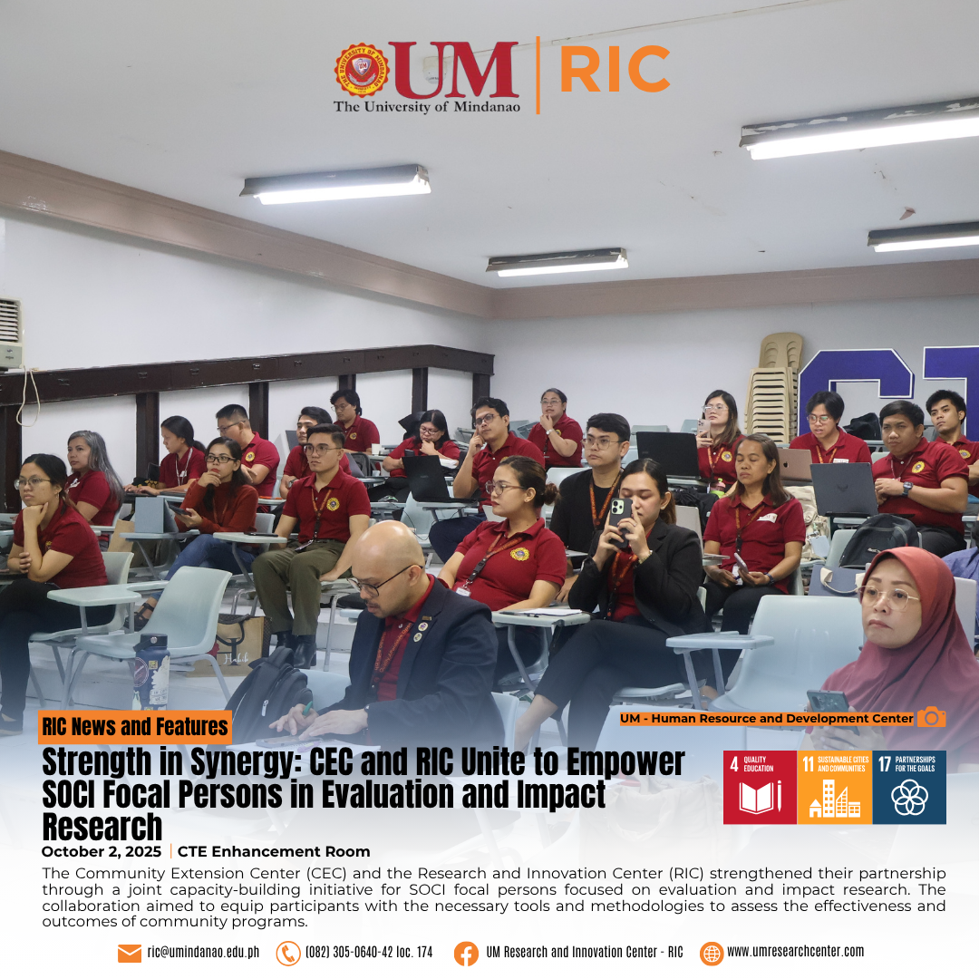 Strength in Synergy: CEC and RIC Unite to Empower SOCI Focal Persons in Evaluation and Impact Research